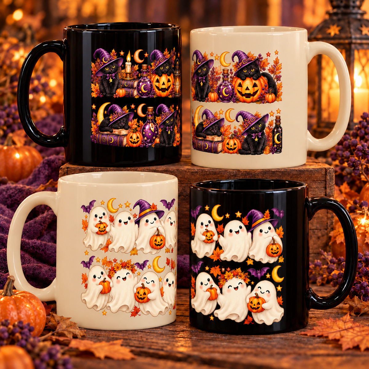 Boo & Brew Halloween Mugs